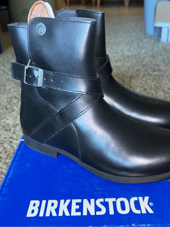 Birkenstock Shoes - Birkenstock Size EU 36 Women’s 5 Collins Leather Ankle Boots Black Narrow Fit